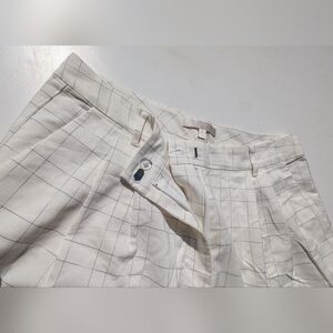 Wayf Cream Plaid Women Shorts